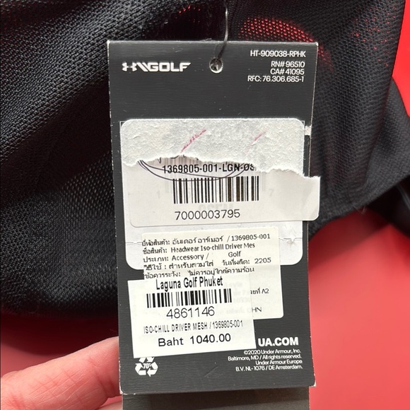 Under Armour Black Golf Cap with Embroidery - Picture 2 of 10